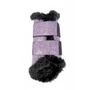 Ochraniacze -Comfort- Glitter HKM, ciemny różowy