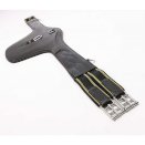 Popręg skokowy Kavalkade z fartuchem, czarny