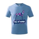 Koszulka dziecięca z konikiem Kolor, błękitny