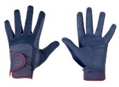 Rękawiczki jeździeckie HKM Morello, indygo
