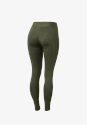 Legginsy jeździeckie na lato TESSA Horze z pełnym lejem, oliwkowe