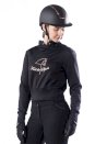 Bluza jeździecka HKM Equestrian Rosegold, czarna