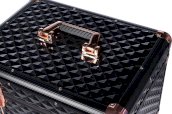 Skrzynka na akcesoria jeździeckie HKM Diamond,  czarny/rosegold