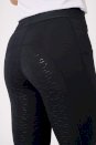 Lekko ocieplane legginsy jeździeckie Horze Maia, anthracite dark grey