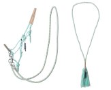 Zestaw dla konia Halter z wodzami i cordeo, ice green