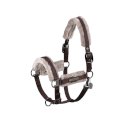 Kantar Eskadron DoublePin Girth FauxFur Platinum 24, teak brown