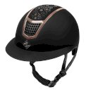 Kask jeździecki FairPlay QUANTINUM CHIC W-V, czarny rosegold