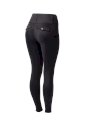 Legginsy termiczne zimowe Horze Anya, Caviar black