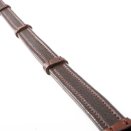 Wodze softgrip ze stoperami 16mm, brązowe