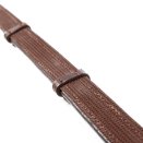 Wodze softgrip ze stoperami 16mm, brązowe