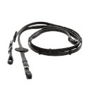 Wodze softgrip ze stoperami 16mm, czarne