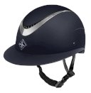 Kask jeździecki FairPlay APOLEUS W-V, granatowy/srebrny