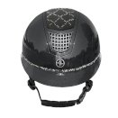 Kask jeździecki FairPlay QUANTINUM W-V SPOTLIGHT SHINY SILVER, czarny