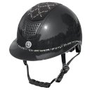 Kask jeździecki FairPlay QUANTINUM W-V SPOTLIGHT SHINY SILVER, czarny