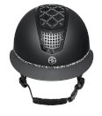 Kask jeździecki FairPlay QUANTINUM W-V SPOTLIGHT MATT SILVER, czarny