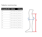Oficerki dziecięce -Valencia- standard/szeroka łydka, czarny
