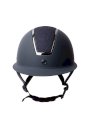 Kask Jeździecki Monarch II Metallic Glitter, granat