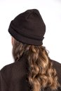 Czapka zimowa dziecięca Mia, ciemny brązowy