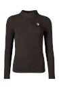 Polo z długim rękawem Arezzo Soft Lauria Garrelli, ciemny brązowy