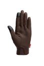 brązowe rękawiczki do jazdy konnej
