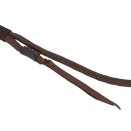 Cordeo do jazdy bez ogłowia QHP regulowane, brązowe Cordeo do jazdy bez ogłowia QHP regulowane, brązowe