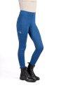 Legginsy do jazdy konnej dziecięce Lana II, niebieskie