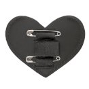 Numerek startowy QHP serce, srebrne Numerek startowy QHP serce, srebrne