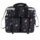 Torba na szczotki i akcesoria QHP Lize, czarny/fiolet jednorożce Torba na szczotki i akcesoria QHP Lize, czarny/fiolet jednorożce
