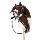 Ogłowie dla Hobby Horse QHP Luxury, brązowe