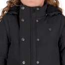 Kurtka zimowa dziecięca, wodooporna QHP Rayah Junior, czarny Kurtka zimowa dziecięca, wodooporna QHP Rayah Junior, czarny