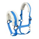 Kantar z futerkiem York Sophia, błękitny Kantar z futerkiem York Sophia, błękitny