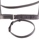 Ogłowie Kavalkade Quentin z nachrapnikiem kombinowanym, czarne