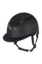 Kask jeździecki HKM Alarion Diamond, czarny/czarny
