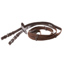 Wodze parciane Kavalkade Classic, brązowe