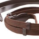 Wodze parciane Kavalkade Classic, brązowe