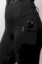 Legginsy jeździeckie termiczne Horze Greta, czarne Legginsy jeździeckie termiczne Horze Greta, czarne