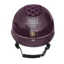 Kask jeździecki FairPlay QUANTINUM W-V SPOTLIGHT SHINY VG, jagodowy Kask jeździecki FairPlay QUANTINUM W-V SPOTLIGHT SHINY VG, jagodowy