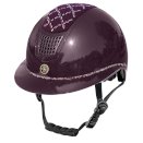 Kask jeździecki FairPlay QUANTINUM W-V SPOTLIGHT SHINY VG, jagodowy Kask jeździecki FairPlay QUANTINUM W-V SPOTLIGHT SHINY VG, jagodowy