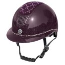 Kask jeździecki FairPlay QUANTINUM W-V SPOTLIGHT SHINY SILVER, jagodowy S