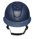 Kask jeździecki FairPlay QUANTINUM W-V SPOTLIGHT MATT SILVER, granat