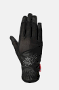 Rękawiczki jeździeckie B//Vertigo Lux na lato, czarne