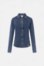 Koszula w stylu westernowym Ulrika, jeansowa