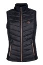 Kamizelka do jazdy konnej HKM Basel Style, czarny/rosegold