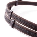 Cienkie wodze gripp ze stoperami, brązowe