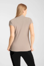 Koszulka treningowa do jazdy konnej Mina, beżowa