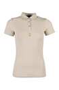 Koszulka jeździecka Polo Lauria Garrelli Limone, beżowa