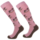 Podkolanówki jeździeckie Comodo, koń na biegunach, różowe Podkolanówki jeździeckie Comodo, koń na biegunach, różowe