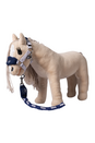 Zestaw kantar z uwiązem Cuddle Horse, szary/niebieski Zestaw kantar z uwiązem Cuddle Horse, szary/niebieski