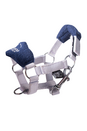 Zestaw kantar z uwiązem Cuddle Horse, szary/niebieski Zestaw kantar z uwiązem Cuddle Horse, szary/niebieski