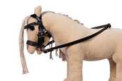 Ogłowie dla konika Cuddle Horse, czarne